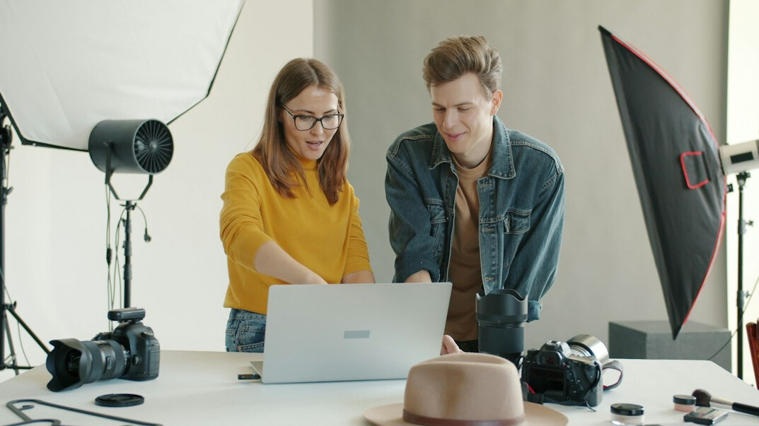 creative team discussing ideas
