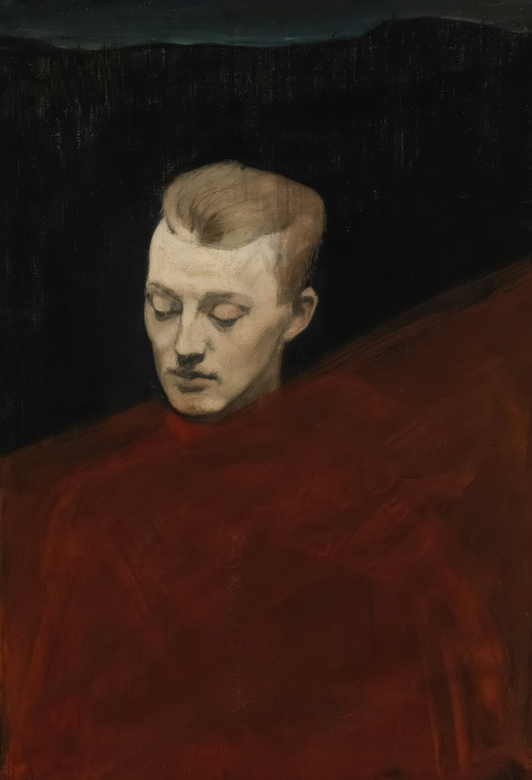 Portrait of a man with short hair and a shirt